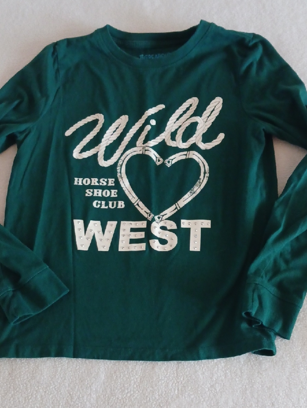 Wild West Green Graphic Long Sleeve Tee